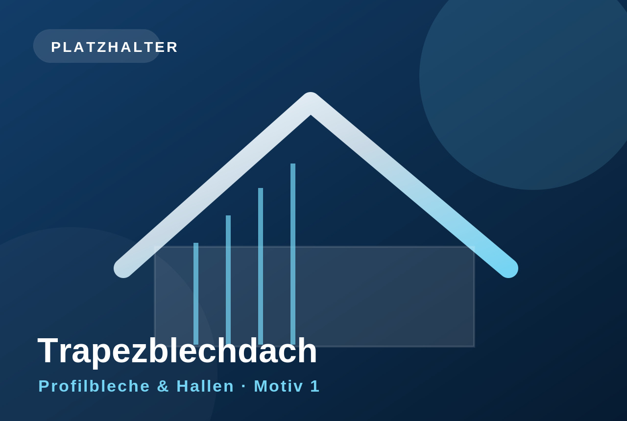Trapezblech Bildplatzhalter